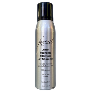 Foxtail Aero Supreme Ultimate Dry Shampoo - Invisible Formula - 30 Second Volumizing Refresh - Perfect for All Hair Colors - 3 Oz