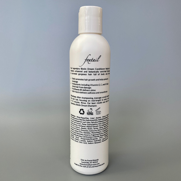 Foxtail Legendary Biotin Conditioner - Promotes Shiny Healthy Hair - F –  Foxtail Hair Care