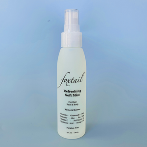 Foxtail Refreshing Soft Mist - 3-in-1 Moisture Mist for Hair, Face & Body - Featuring 10 Botanical Extracts, Hyaluronic Acid & Vitamin C - 4 Fl Oz